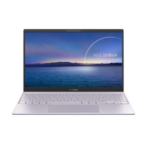 ASUS ZenBook 13 (2020) Intel Core i5-1035G1 10th Gen 13.3-inch FHD Thin and Light Laptop (8GB RAM/512GB NVMe SSD/Windows 10/MS Office 2019/Integrated Graphics/Lilac Mist/1.11 kg), UX325JA-EG135TS