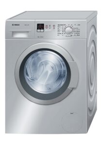 Bosch 7 kg Fully-Automatic Front Loading Washing Machine (WAK24168IN, Silver, Inbuilt Heater)