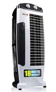 iBELL DELUXE Tower Fan with 25 Feet Air Delivery, 4 Way Air Flow, High Speed, Anti Rust Body (Black)
